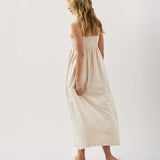 Linen Maxi Dress (Bone)