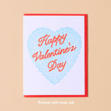Vintage Valentine's Day Doily Letterpress Greeting Card