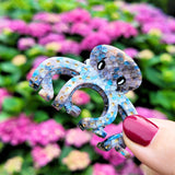 Hand-Painted Mini Octopus Claw Hair Clip | Eco-Friendly