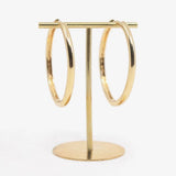 Large Hoop Earrings in Gold
