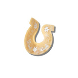 Hand-painted Good Luck Horseshoe Claw Hair Clip