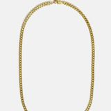 5mm Curb Chain Necklace (Brass)