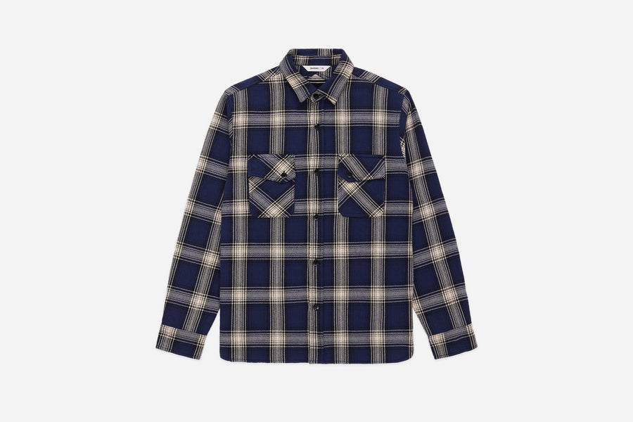 Crosscut Flannel (Midnight Plaid)