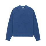 Cotton Crewneck Sweater (Lapis Boucle)