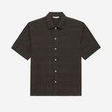 Short Sleeve Work Shirt (Ink Grid Dobby)
