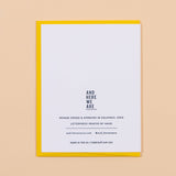 Glad You're My Dad Letterpress Greeting Card - Father's Day- Made in USA