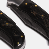 Large Ox-horn Inlay Folding Knife