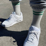 Boyfriend Socks (Lt Grey)