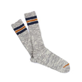 3 Line Slub Crew (Melange Grey)