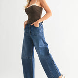 Barrel Jean (Dark Denim)