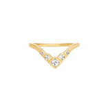 Apex Ring (White/18K Gold Plated Stainless Steel)