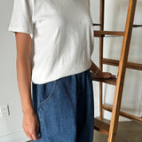 Organic Cotton Vintage Boy Tee (White)