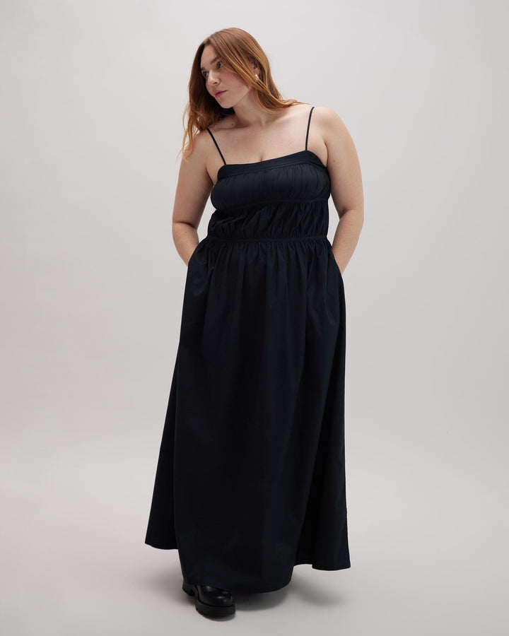 Dakota Tiered Maxi (Black)