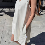 Mable Dress (White Denim)