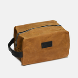 Waxed Cotton Dopp Kit // Toiletry Bag (Tan Brown)
