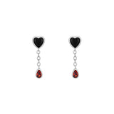 Nyx Earrings (Rhodium Plated)