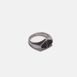 Black Duo Triangle Ring