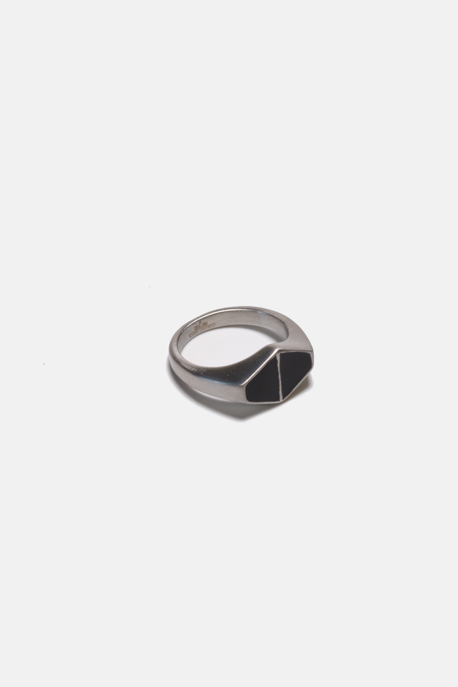 Black Duo Triangle Ring