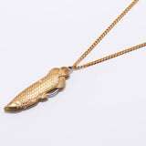 Fish Utility Safety Necklace (Brass & Steel)