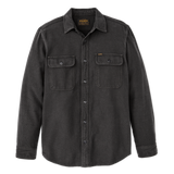 Vintage Flannel Work Shirt (Charcoal)