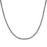 Axis Necklace (Black 18in / Stainless Steel)