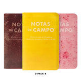 Paletas  (Pack B/Yellow - Garnet - Pink)