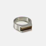 Tiger Eyes Signet Ring