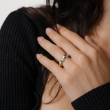 Mira Ring (Gold Plated Brass)