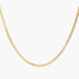 Chunky Curb Chain Necklace in Gold