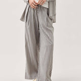 Palermo Drawstring Pant (Black Stripe)
