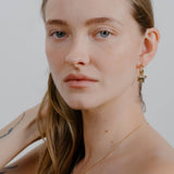 Lamb Charm Hoops (Gold Plated (1 mic))
