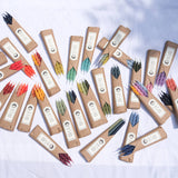 Peach Fuzz Beeswax Taper Candles Set of 3: Spiral Taper