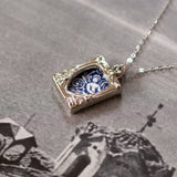Vintage Picture Frame Necklace (Rectangle)