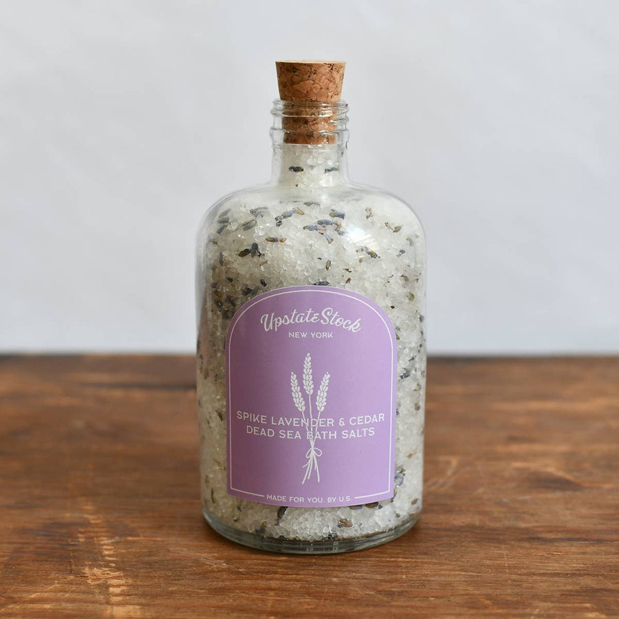 Spike Lavender & Cedar Dead Sea Bath Salts: 10 oz