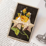 Vintage Silver Chunky Star Earrings