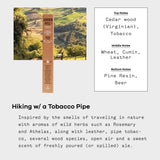 Underhill Incense Sticks – Tobacco, Cedar & Ale | Slow Burning, 20-Pack