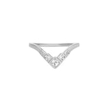 Apex Ring (White/Stainless Steel)