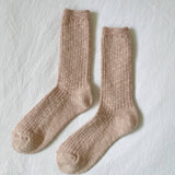 Cottage Socks: Ht. Grey