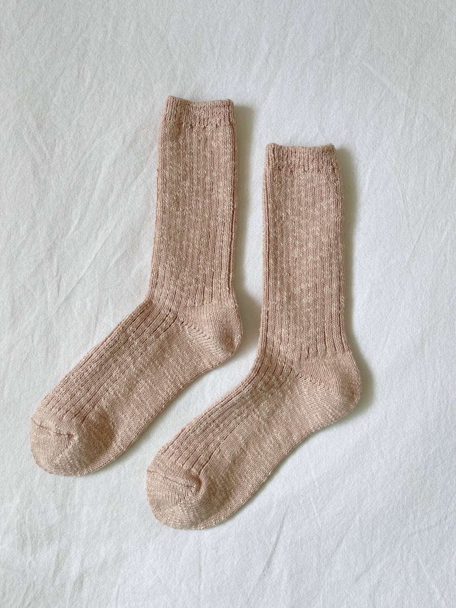 Cottage Socks: Ht. Grey