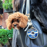 Hand-painted Caviar Bag Charm + Keychain
