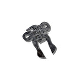 Coquette Bow Claw Hair Clip (Red Plaid)