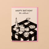 Dinner Party Birthday Card - Foodie, Hygge, Scandinavian