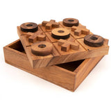 Tic-Tac-Toe Mangowood Game Set