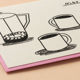 Coffee Cups Greeting Card - Love, Valentine, Anniversary