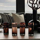 Handblown Mexican Highball Glasses (Tamarind)