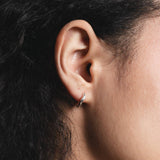 Small Rowan Hoops in Sterling Silver