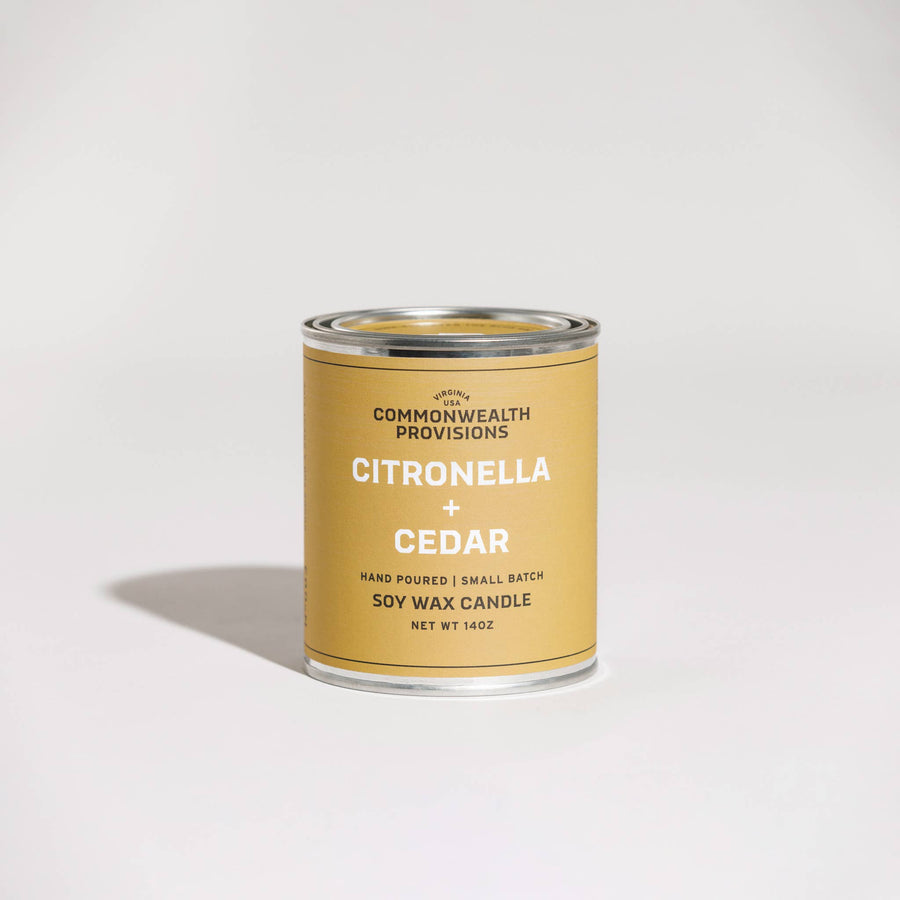 Citronella Candle - Citronella + Cedar