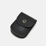 Belted Leather Cardholder (Black)