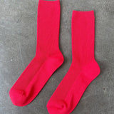 Crisp Step Socks (Red)