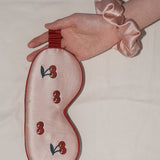 "Silken Hair" Silk Scrunchie Hair Tie (Peach)